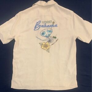 TOMMY BAHAMA 100% Silk Camp Shirt